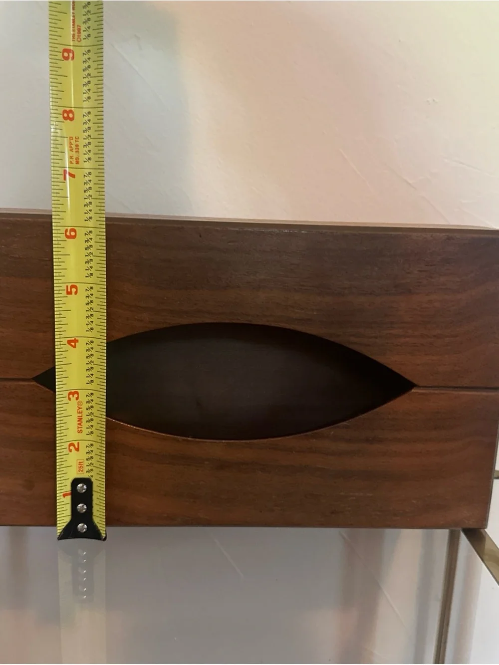 Vintage Gruvwood Mid-Century Modern Tissue Box by National Products MCM Rare EUC